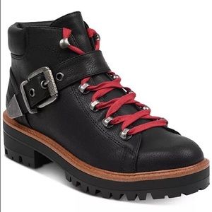 Black Combat Boots size 8